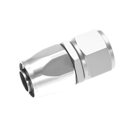 Redhorse HOSE ENDS 6 AN Hose 6 AN Outlet Straight Anodized Clear Aluminum Single 1000-06-5